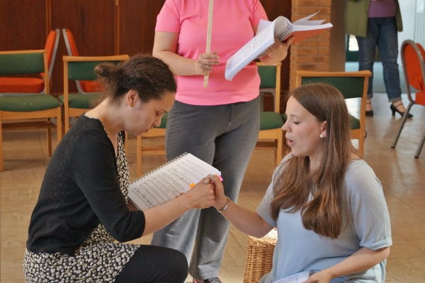 Cendrillon rehearsal photograph