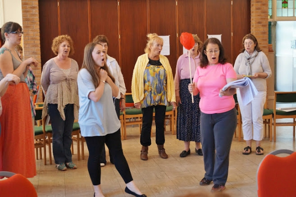 Cendrillon rehearsal photograph