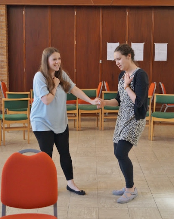 Cendrillon rehearsal photograph