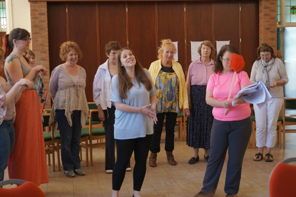 Cendrillon rehearsal photograph