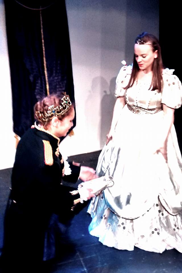 Cinderella rehearsal photograph