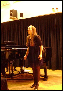 Sarah Williamson performing
